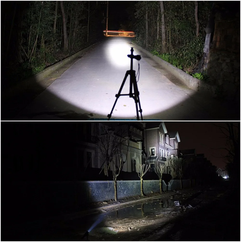 

Baseball Bat LED Flashlight 2000Lumens Super Bright Baton Torch Lamp Light Lantern for Emergency and Self Defense