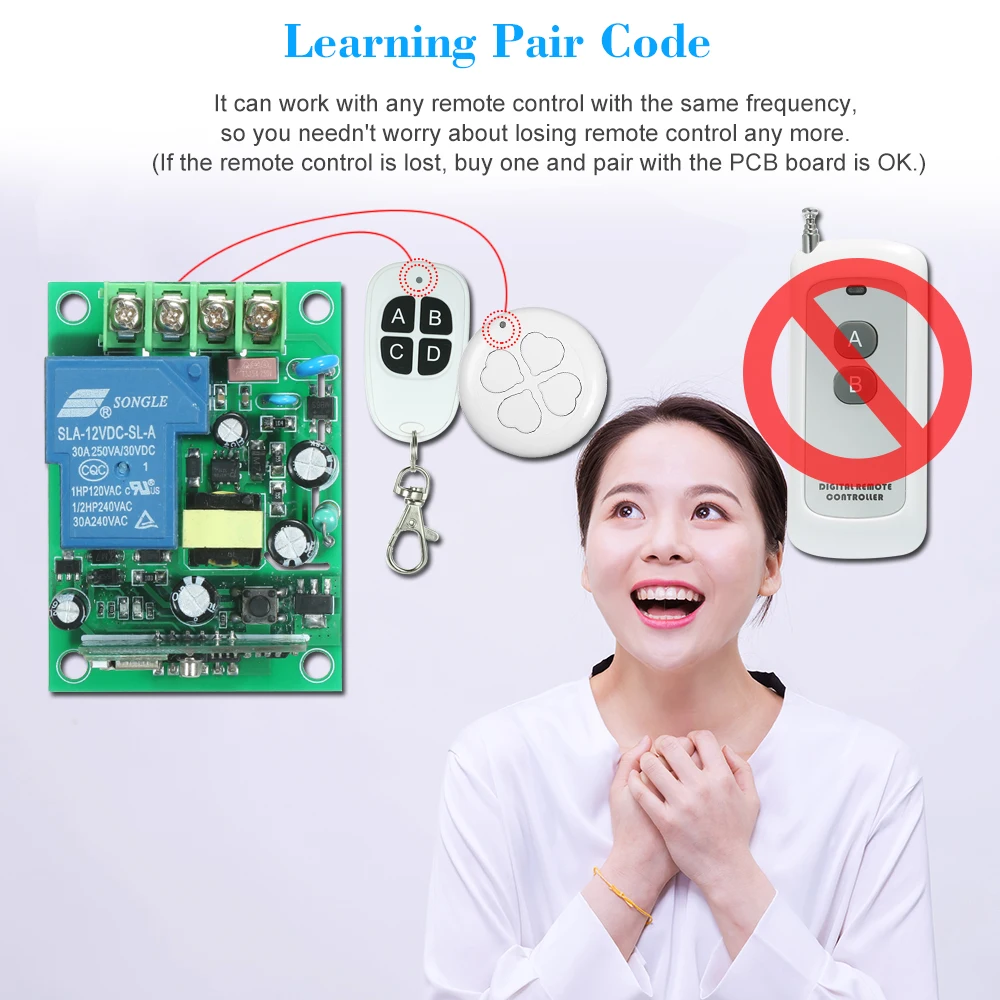 WIFI RF переключатель открывалка двери гаража беспроводной пульт дистанционного