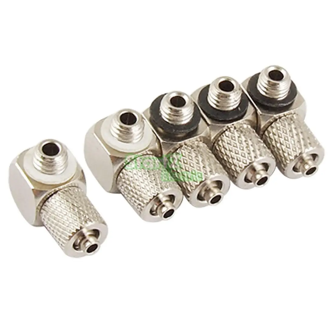 

10Pcs Elbow Quick Connector Coupler 5 Pcs for 2.5 x 4mm Pipe