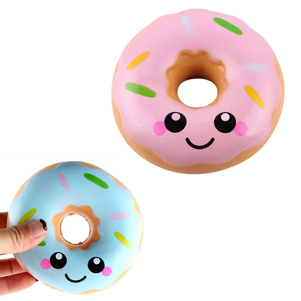 

Squeeze Squeeze Doughnut Cream Scented Squeeze Slow Rising Squeeze anti-stress soft toys funny gadgets kawaii smile Face Toy