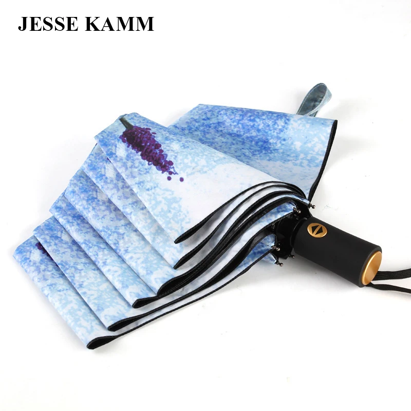 JESSE KAMM фиолетовый цветок Небесно Голубой полностью автоматический черное