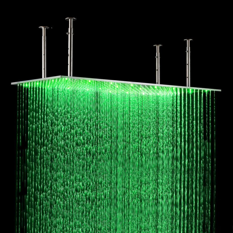 Душевая система с 3 мя сменными светодиосветодиодный 500*1000 мм|shower system|shower mixershower