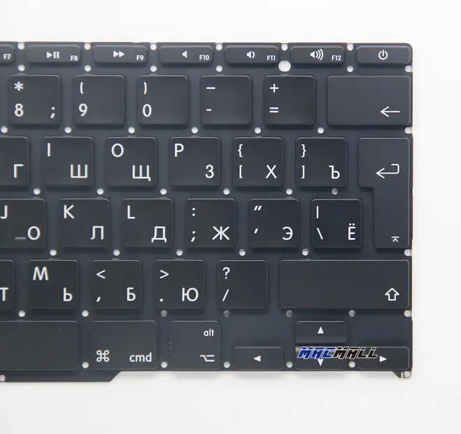 Новая русская клавиатура для ноутбука Macbook Air 1" A1370 A1465 русская клавиатура MC968 MC969 MD223 MD224 2011 2012 2013