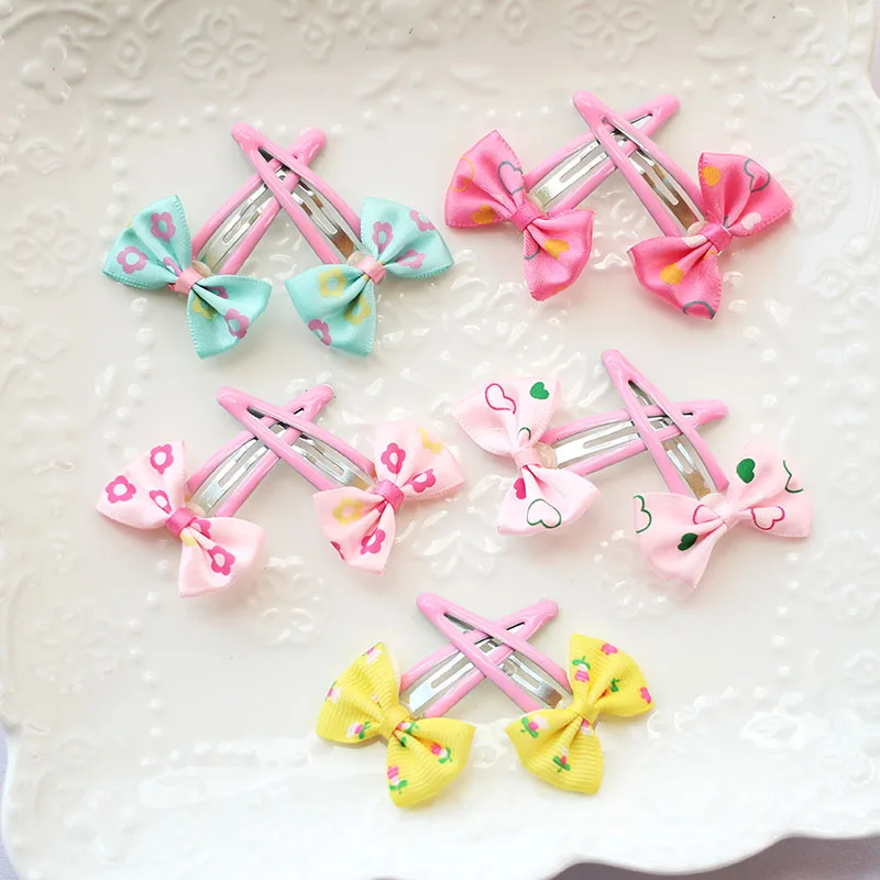 small flower 10 шт./партия заколки зажим Бабочка детский зажим для волос повязка на голову для девочек банты для волос Детские аксессуары для волос Цветочная корона - Цвет: small flower