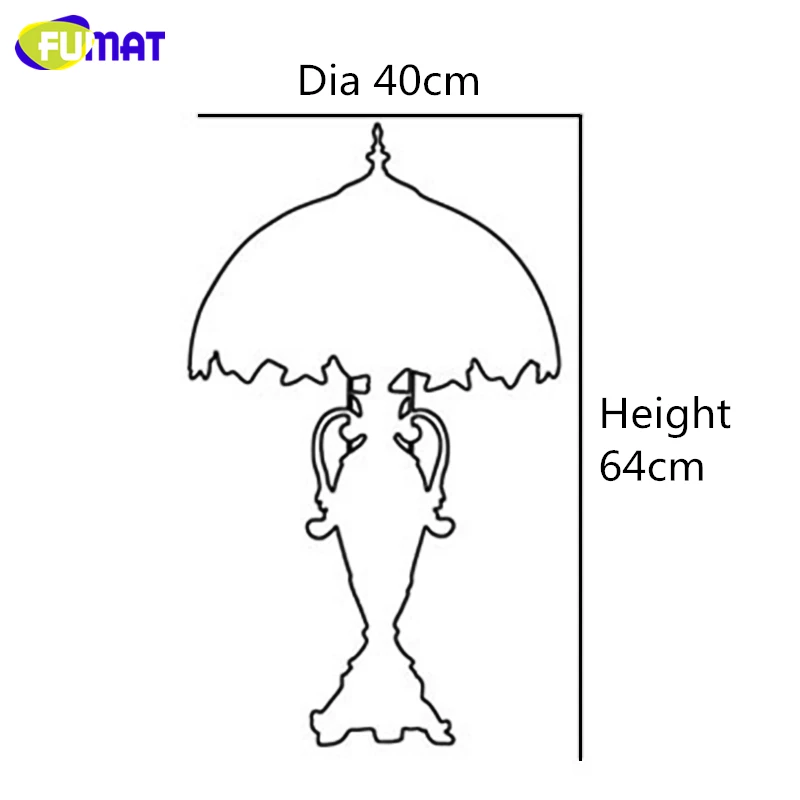 FUAMT Европейский Винтаж Тиффани Арт свет гостиная кровать комната настольные