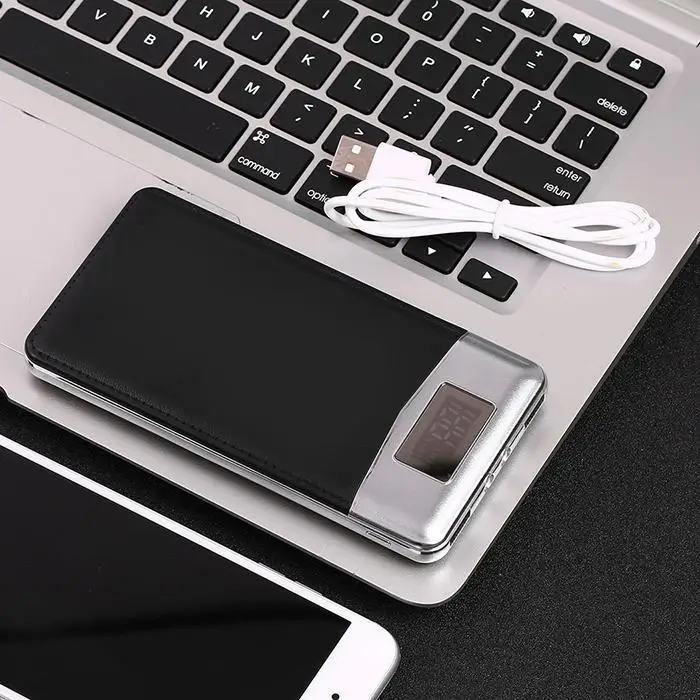 10000 мАч Внешний аккумулятор портативный двойной USB внешний Литий-полимерный аккумулятор для телефона внешний аккумулятор для xiaomi Iphone samsung