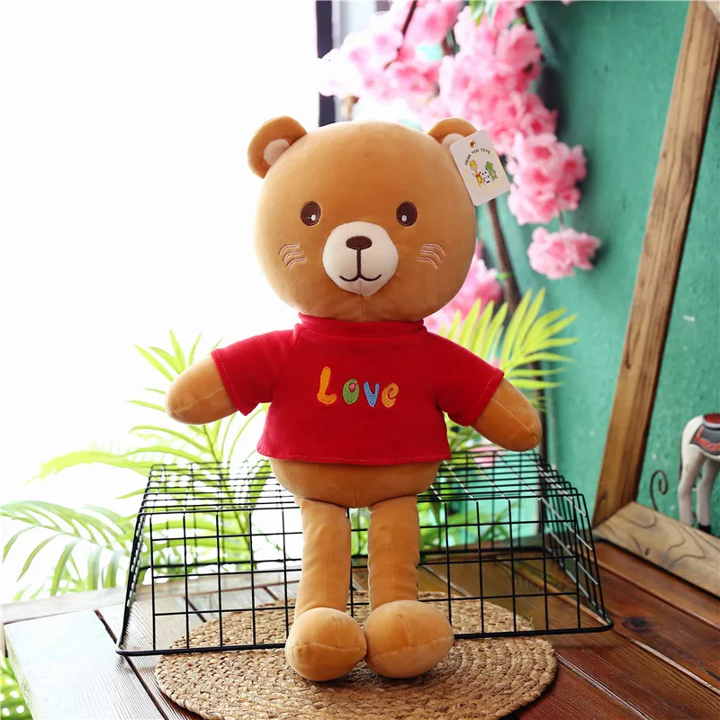 Распродажа игрушек большой размер 80 см милые плюшевые и мягкие животные медведь