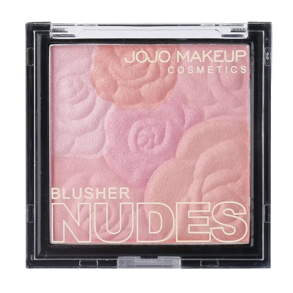 Multi Цвет Румяна Косметическая естественный девочек Для женщин Палитра порошок