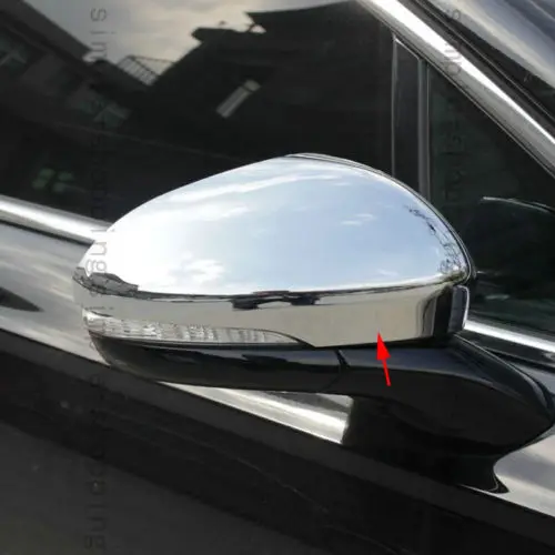 2 шт. хромированная накладка на боковую дверь Зеркала заднего вида для Ford Fusion Mondeo