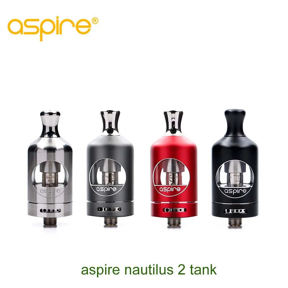 Aspire Nautilus 2 Tank 2ml atomizer capacity top filling E cigarettes bottom airflow preinstalled nautilus BVC coils | Электроника