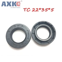 10pcsnbr shaft oil seal tc 22355 rubber covered double lip with garter springconsumer product