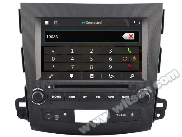 8&quot Capacitive Touch Screen Special Car DVD for Mitsubishi Outlander 2006-2012 with Tire Pressure Monitoring System Support | Автомобили