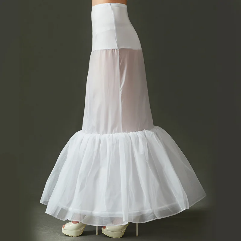 

High Quality Mermaid Bridal Wedding Petticoat Bridal Gowns Elastic Underskirt For Wedding Crinoline Slip Accessories