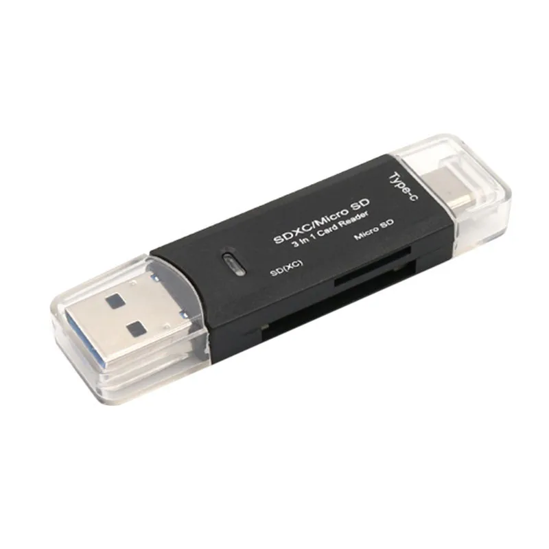 Все в одном адаптер SD/ Micro TF кард ридер Type C USB 3 0 OTG Andriod PC Внешний ридер|Картридеры| |