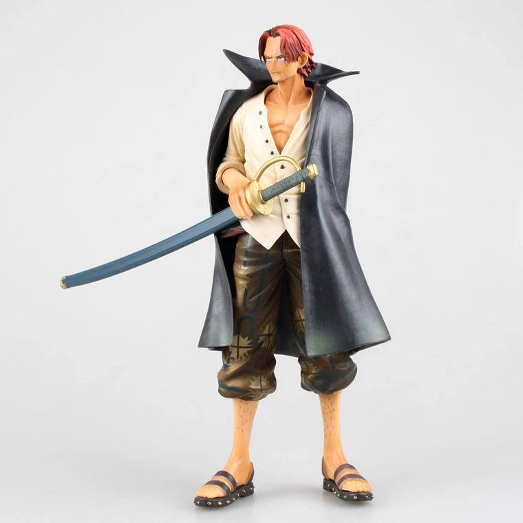 1 шт. Аниме One Piece Shanks ПВХ фигурка 24 см akami no shankusu экшн New World коллекционные модели