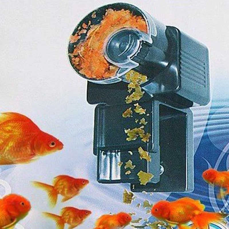 Автоматическая Мини Кормушка для аквариума держатель с таймером|Кормушки| |