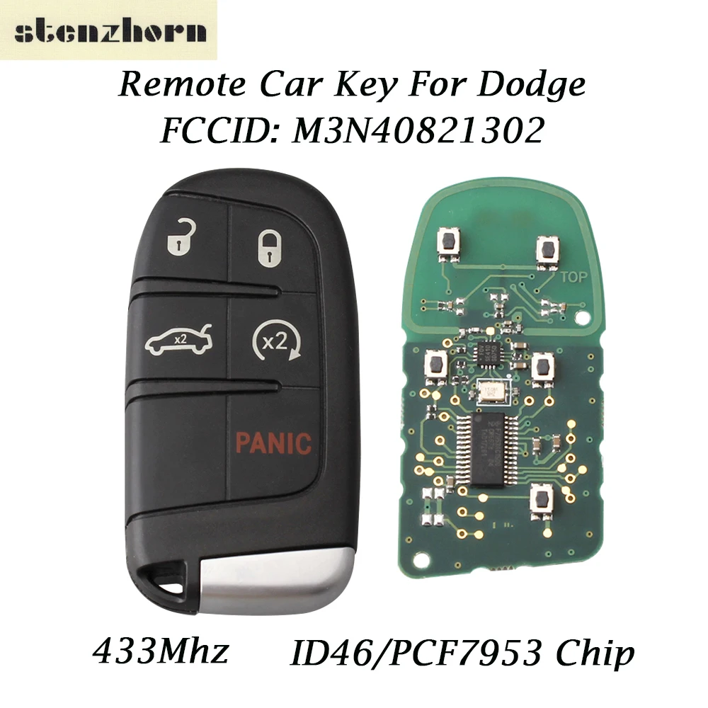 2 шт. * tenzhorn удаленный ключевой для Dodge Chrysler 300 2011-2014 Smart Key Jeep Grand Cherokee 2013 -2018 433 мГц