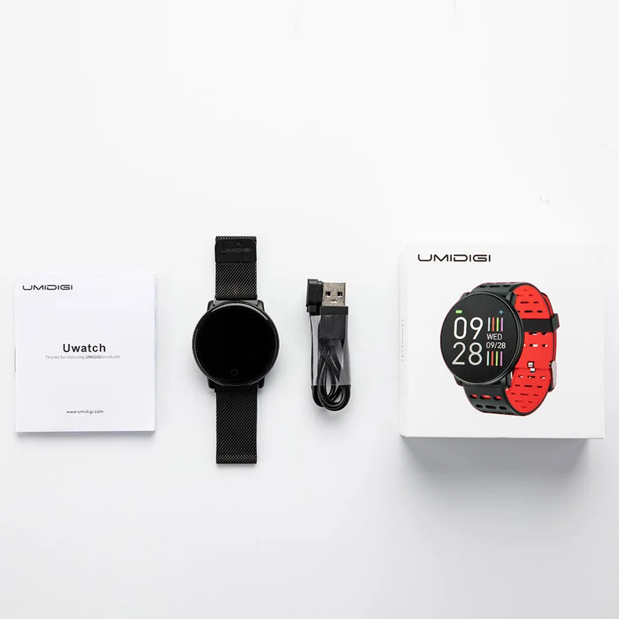 Глобальная версия Umidigi Uwatch для Andriod IOS OS 64KB 512KB Шагомер фитнес/трекер сна 25 дней в