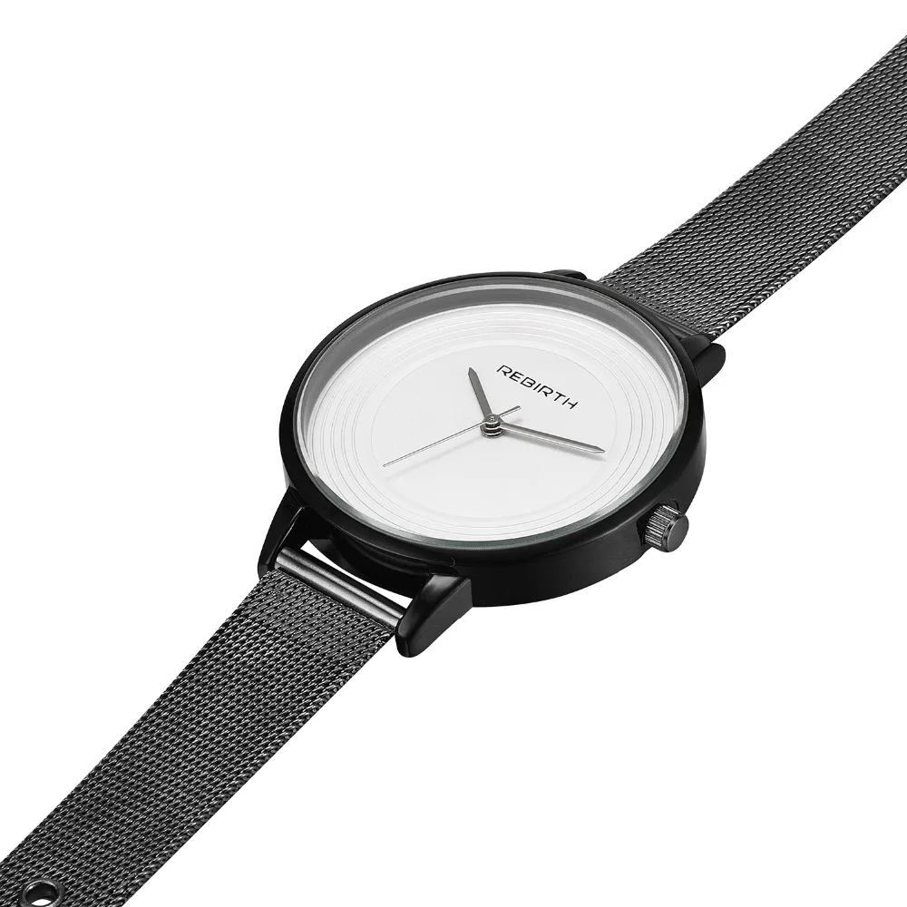 REBIRTH 2017 Famous Fashion Quartz Watch Women Watches Lady wristwatch Female Waterproof Clock Gift Relogio Feminino RE010B | Наручные