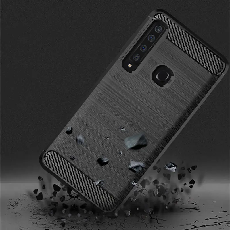 Чехол для Samsung Galaxy A9 2018 A920 текстурированная задняя крышка из матового силикона и