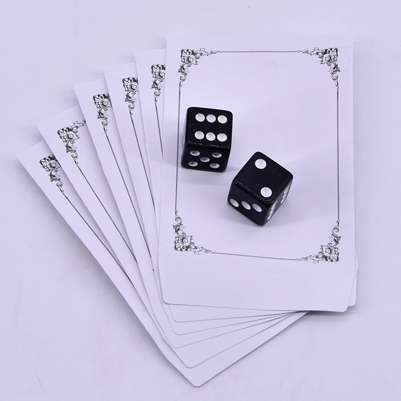 

Russia Dice Deluxe Forcing Dice Black Color Russian Dice Magic Tricks Close Up Magia Gimmick Props Comedy Metalism Classic Toys