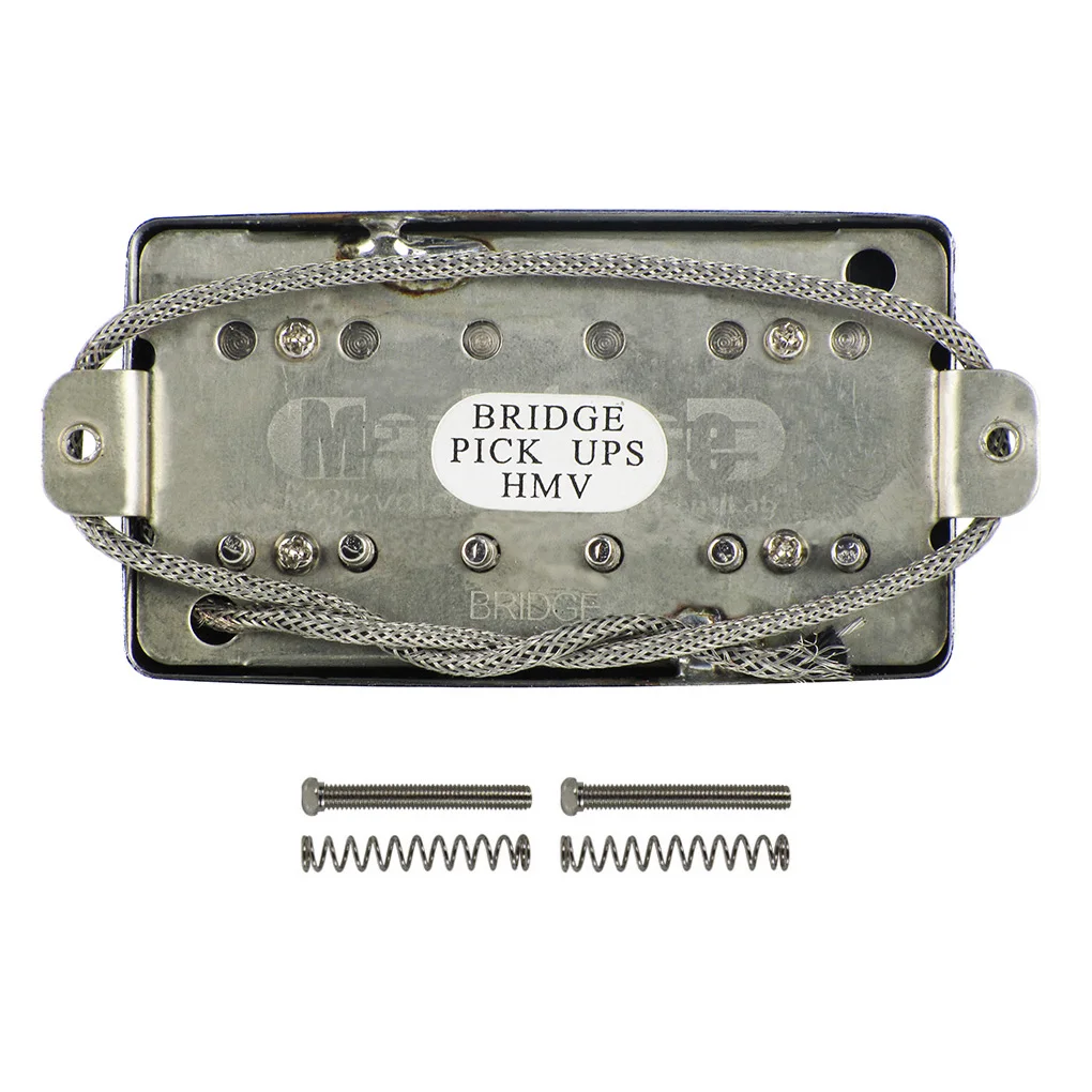 FLEOR 2pcs Alnico 5 LP гитарный звукосниматель хамбакер Set Chrome Neck & Bridge Pickup с кремовой