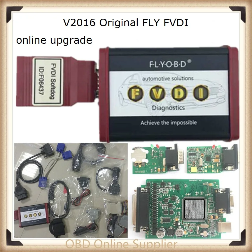 100% Оригинальные FLY FVDI V2016 полная версия Бесплатная онлайн обновления (в том числе