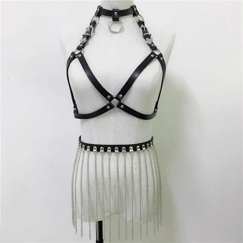 Женский сексуальный бандажный бюстгальтер нижнее белье подвязки 2 шт. наряды