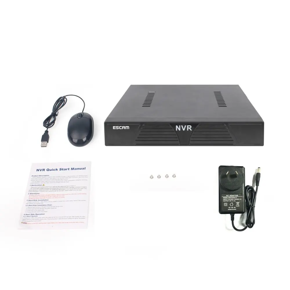ESCAM K616 NVR HD 1080P 16CH сетевой видеорегистратор H.264 HDMI/VGA видео выход Поддержка Onvif P2P облачный сервис