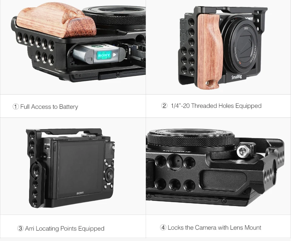 Набор для камеры SmallRig RX100 для sony RX100 III IV V стабилизатор для камеры RX100 M3 M4 M5 M5A для велогирования 2105