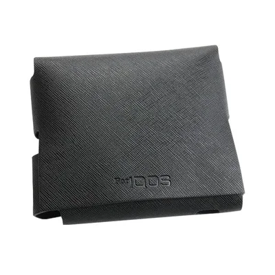 Черный Модный 8 цветов для iqos 3,0 чехол сумка защитный держатель Чехол кошелек чехол для iqos 3 из искусственной кожи чехол - Цвет: Черный