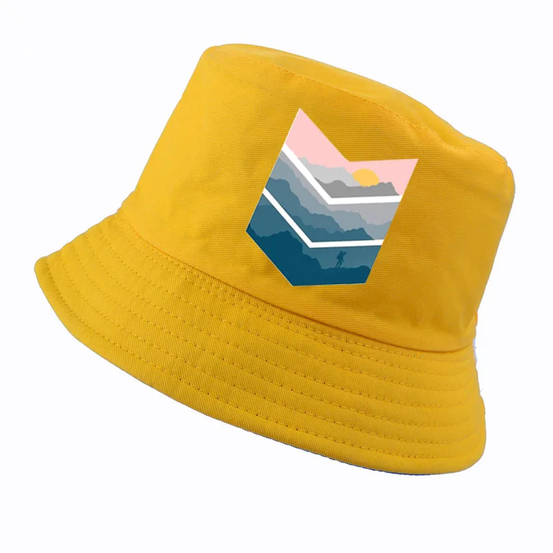 Новые 2019 мужчин Для женщин Мода mountain печатных Рыбак cap Harajuku поп Забавный Панама