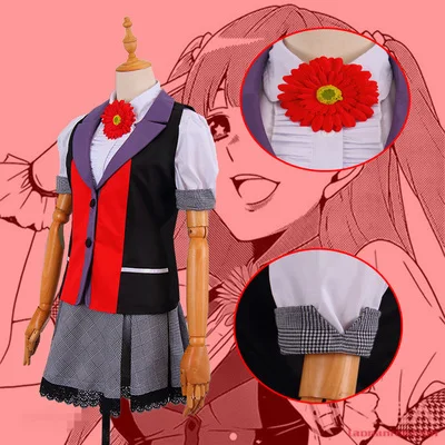 Костюм для косплея аниме Kakegurui школьная форма джабами юмеко момобоми кириси