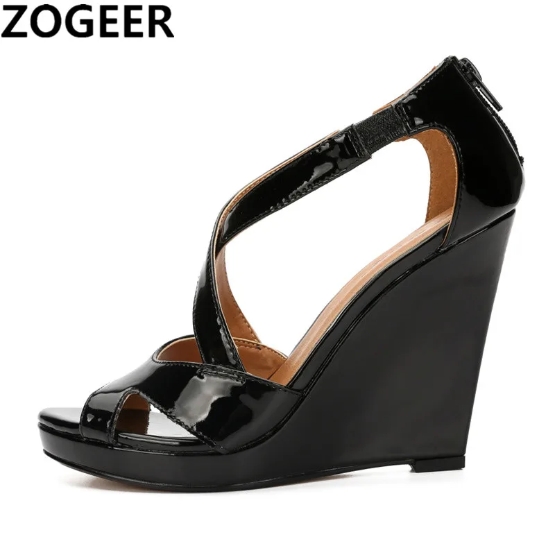 Сандалии женские на танкетке босоножки гладиаторы со змеиным принтом высокий