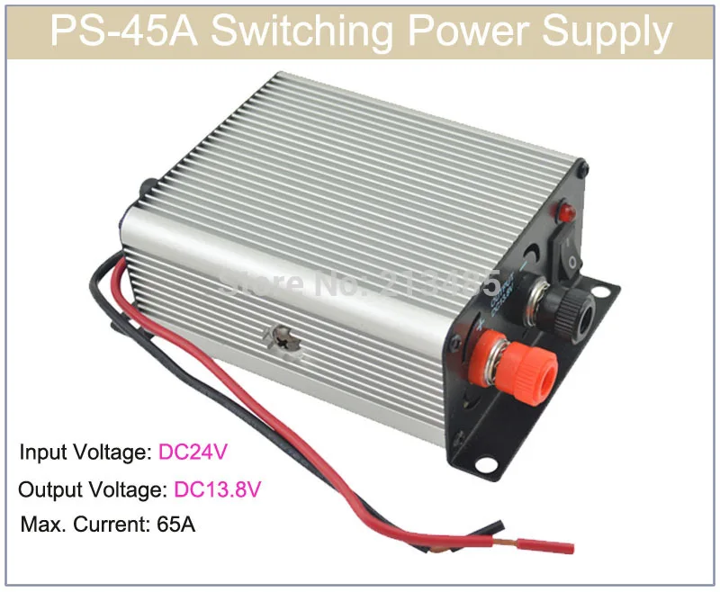 PS-45A  Switching Power Supply Input Voltage:24V  switch to Output Voltage:13.8V