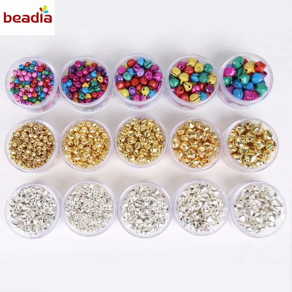 Железная металлическая подвеска с колокольчиком Размер 6/8/10/12/14 мм 50-300 цвет: