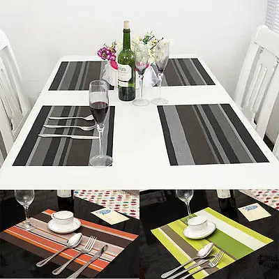 1 шт. ПВХ быстросохнущие салфетки изоляции коврики подставки Кухня/обеденный