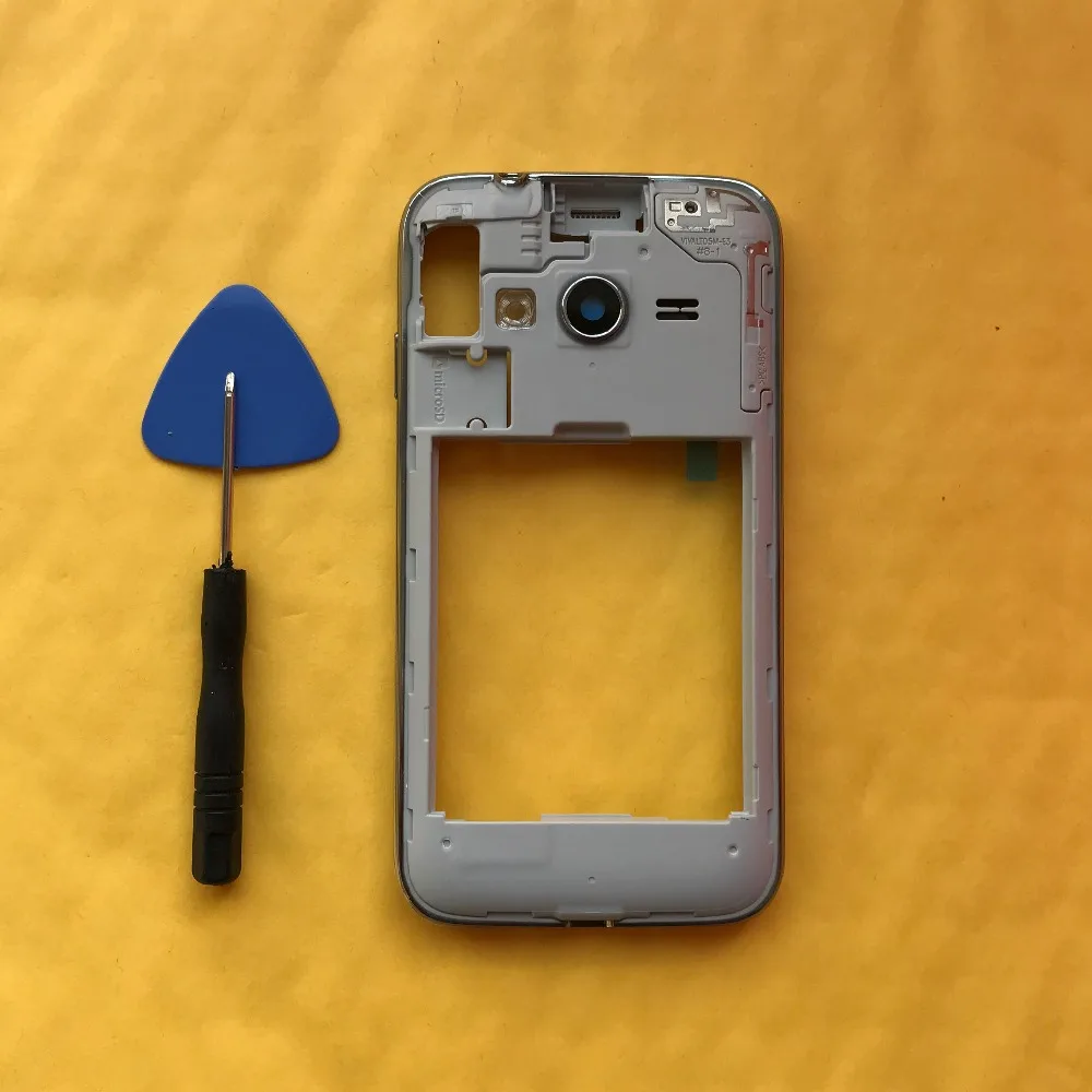 Для Samsung Galaxy G313 G313F G313H G313HZ телефон средняя рамка Серебряный Корпус Чехлы с