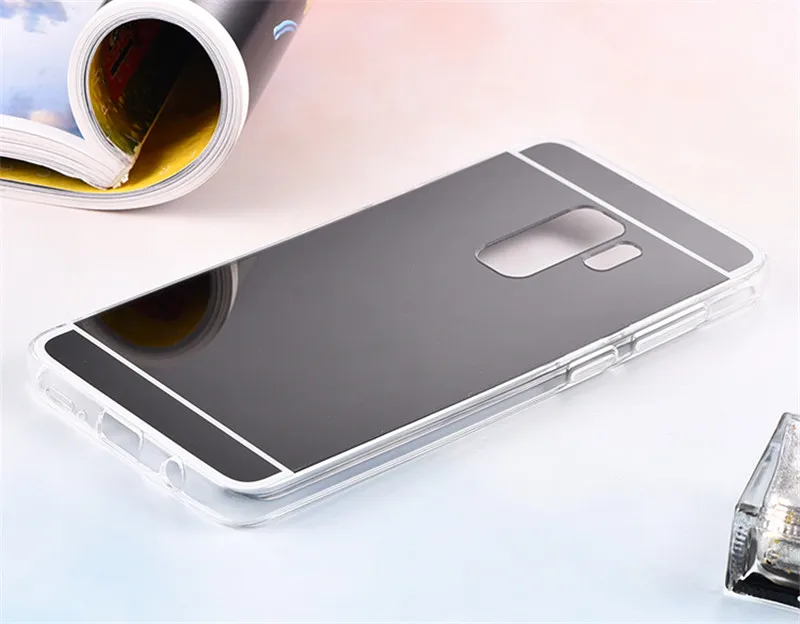 Роскошный зеркальный рамочный чехол с рамкой из термополиуретана для samsung Galaxy S3 S4 S5 S6 S7 край S8 S9 плюс A3 A5 J2 J3 J5 Grand Prime