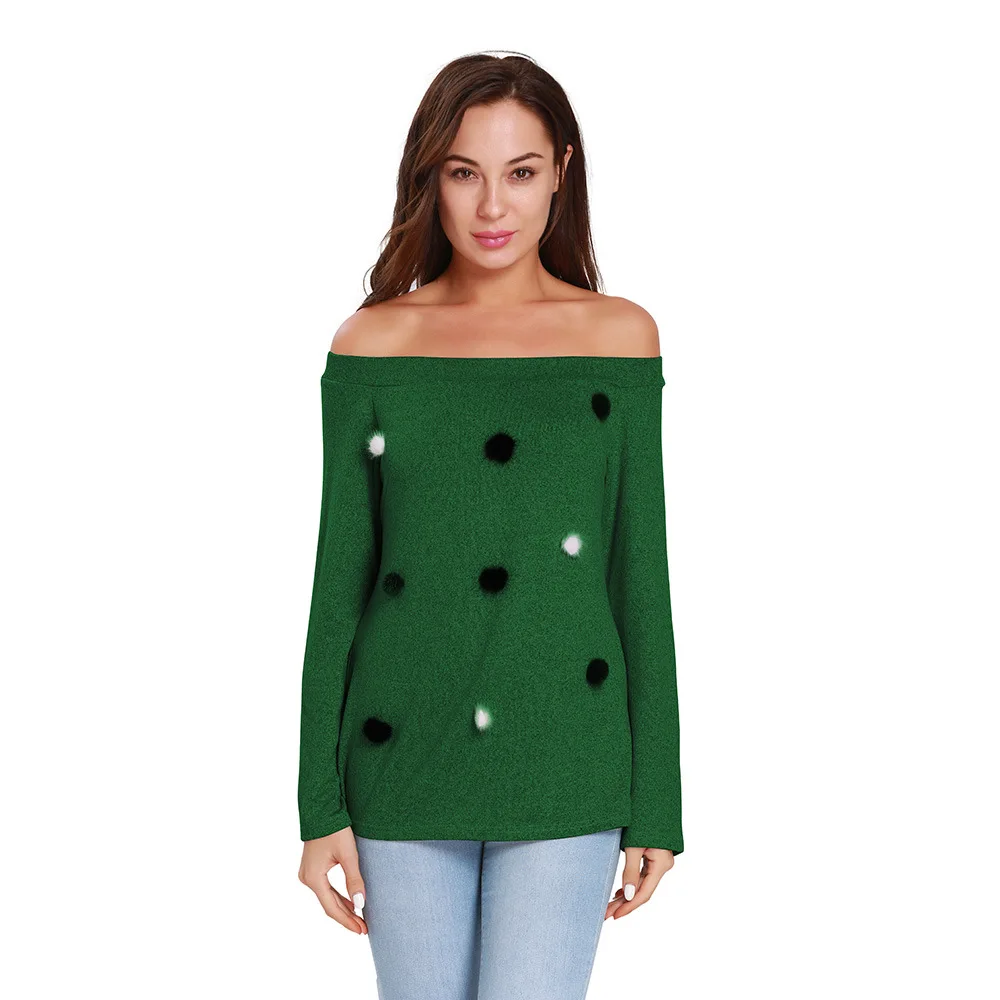 Julyee/осенний пуловер с вырезом лодочкой вязаные топы для женщин тонкие однотонные