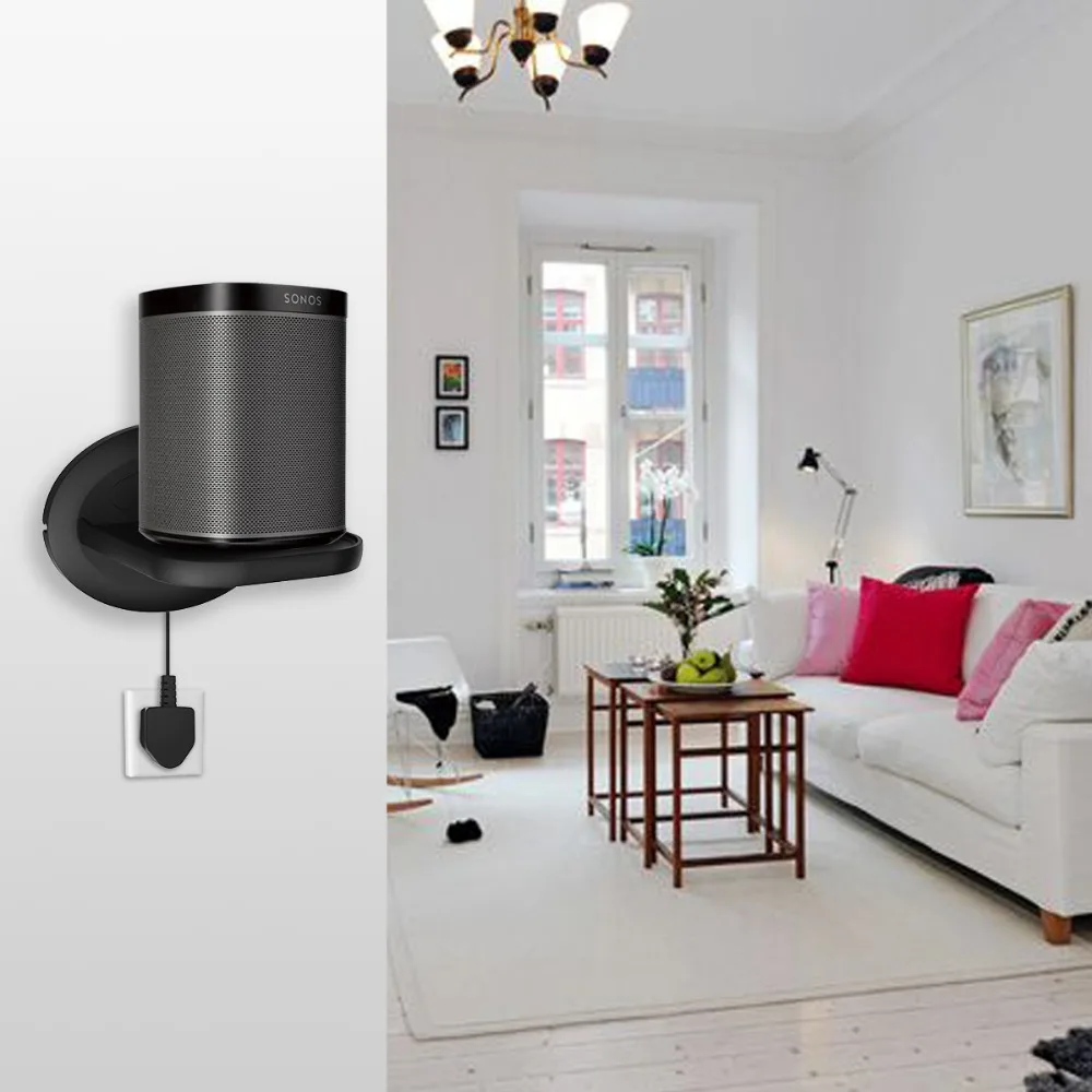 Настенное крепление для Sonos Google Home WiFi безопасности держатель камеры Bulit-in кабель
