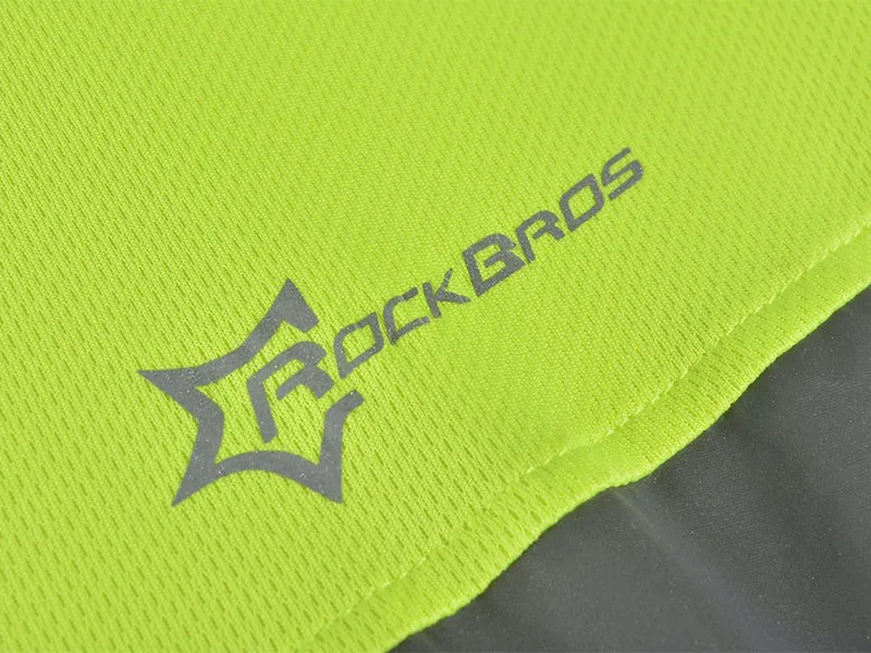 ROCKBROS велосипедная жилетка ветрозащитная Светоотражающая велосипедная Джерси куртка без рукавов MTB велосипедная ветровка Ночная ходьба ветрозащитная куртка