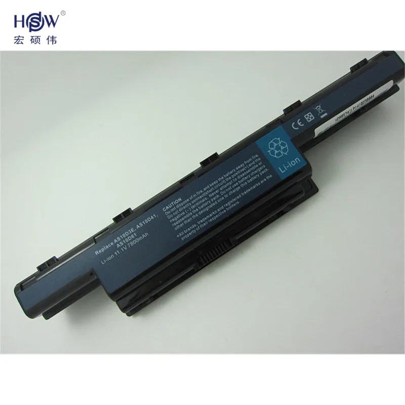 Аккумулятор для ноутбука HSW 3ICR19/66 2 934T2078F AS10D31 AS10D3E AS10D41 AS10D51 AS10D61 AS10D71 AS10D73