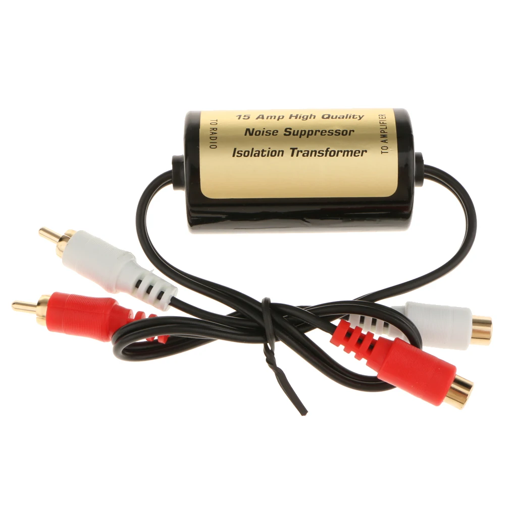 Автомобильный стерео 2 канальный RCA Аудио шум фильтр подавитель заземления петля