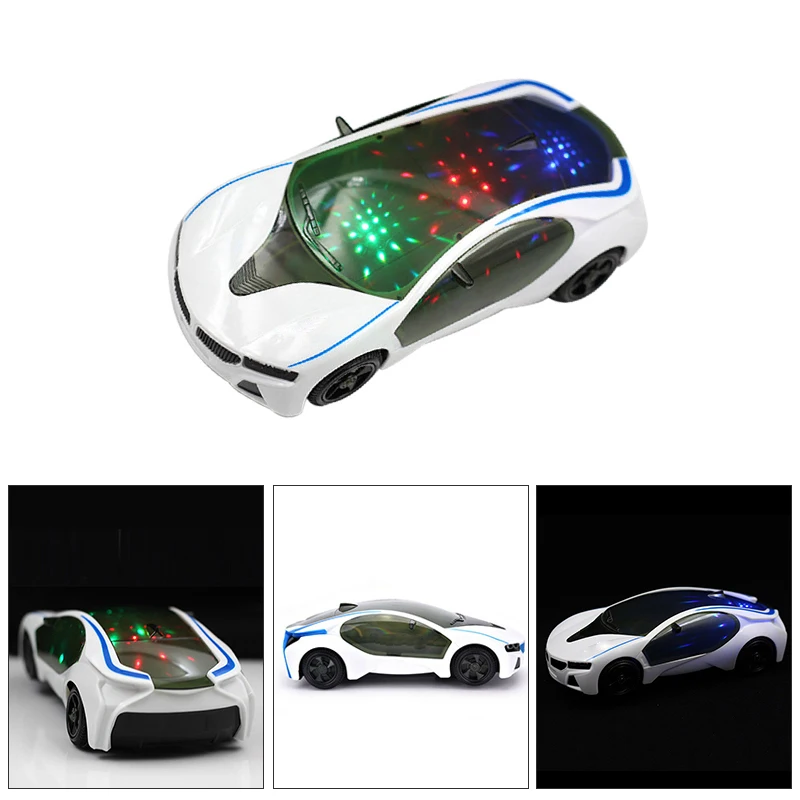 Игрушки 3D суперкар стильная электрическая игрушка с колесами подсветкой музыкой
