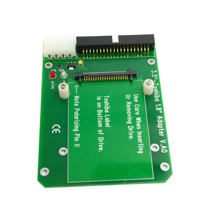 50PIN 1 8 &quotMicro Drive to 3 5&quot 40pin IDE адаптер для Toshiba жесткого диска|40pin ide|ide 1.81.8 ide adapter |