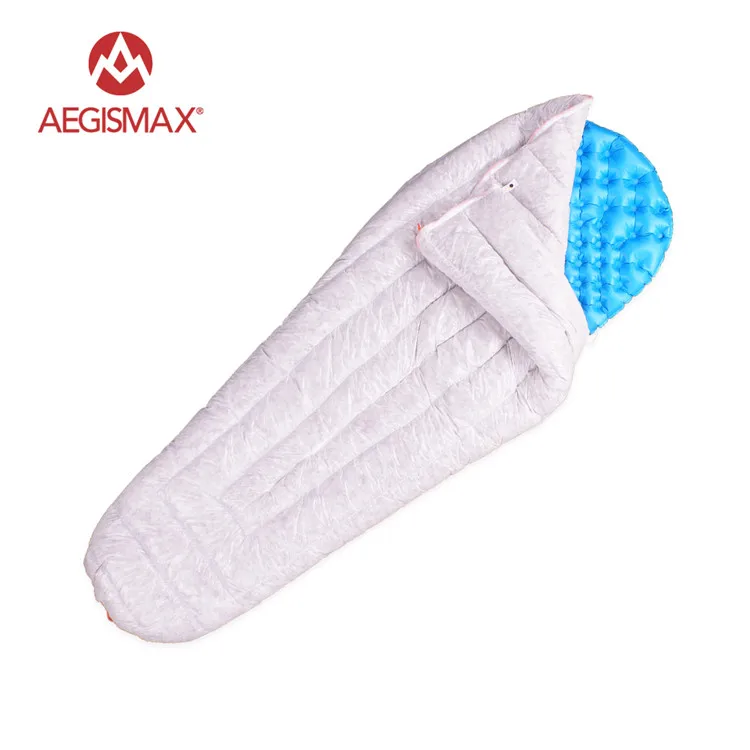 Aegismax крошечные 32 Degee 850FP гусиный пух спальный мешок Открытый Кемпинг Сверхлегкий Полный средства ухода за кожей спальные мешки с компрессионный мешок