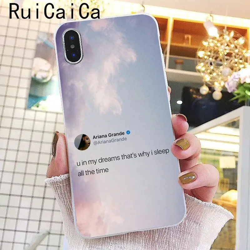 Ruicaica Ariana Grande God is a woman DIY печать рисунок чехол для телефона для iPhone 8 7 6 6S Plus X XS MAX 5 5S SE XR 10 Чехол - Цвет: A11