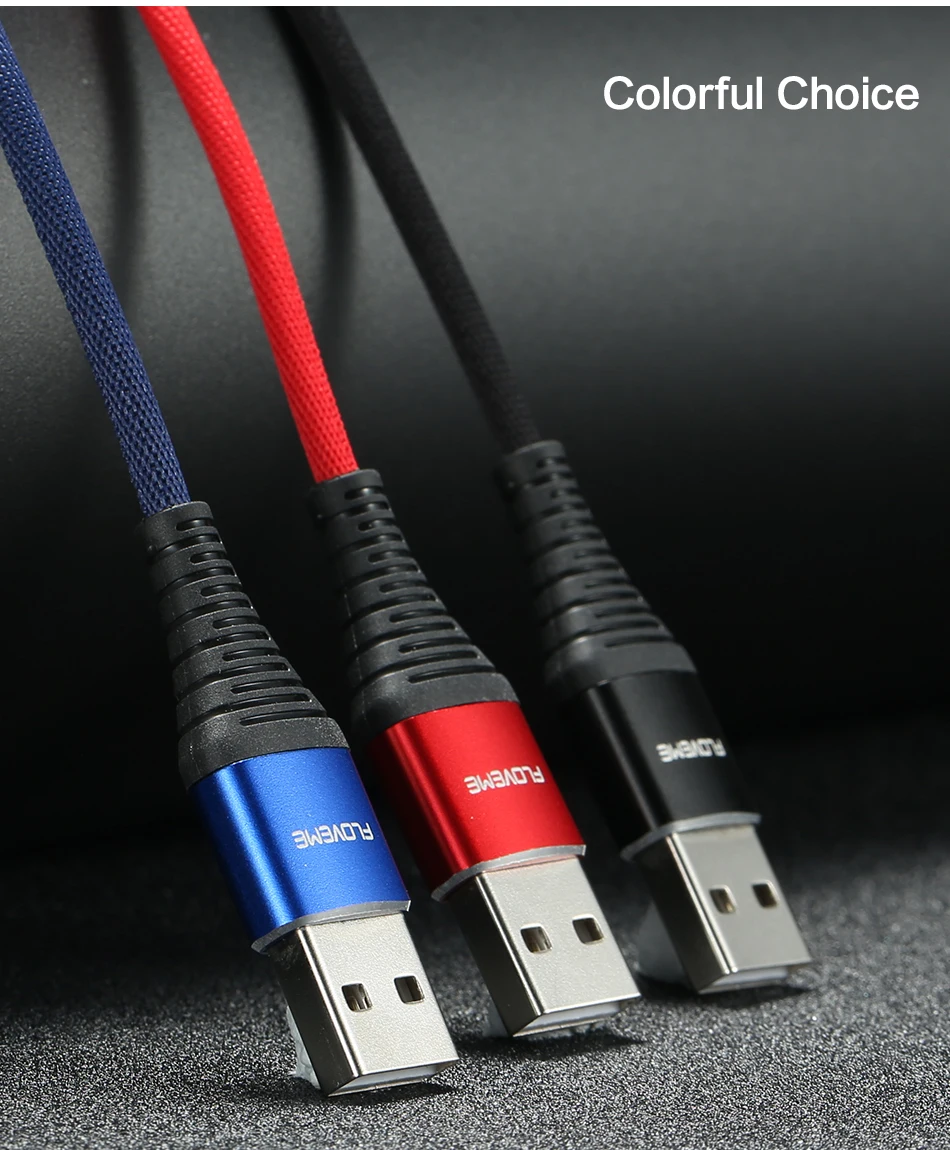 FLOVEME светодиодный usb type-C кабель для One Plus 6 5t Xiaomi Mi6 мобильный телефон type-C кабель зарядного устройства для samsung Galaxy Note 9 8 S9 USB C
