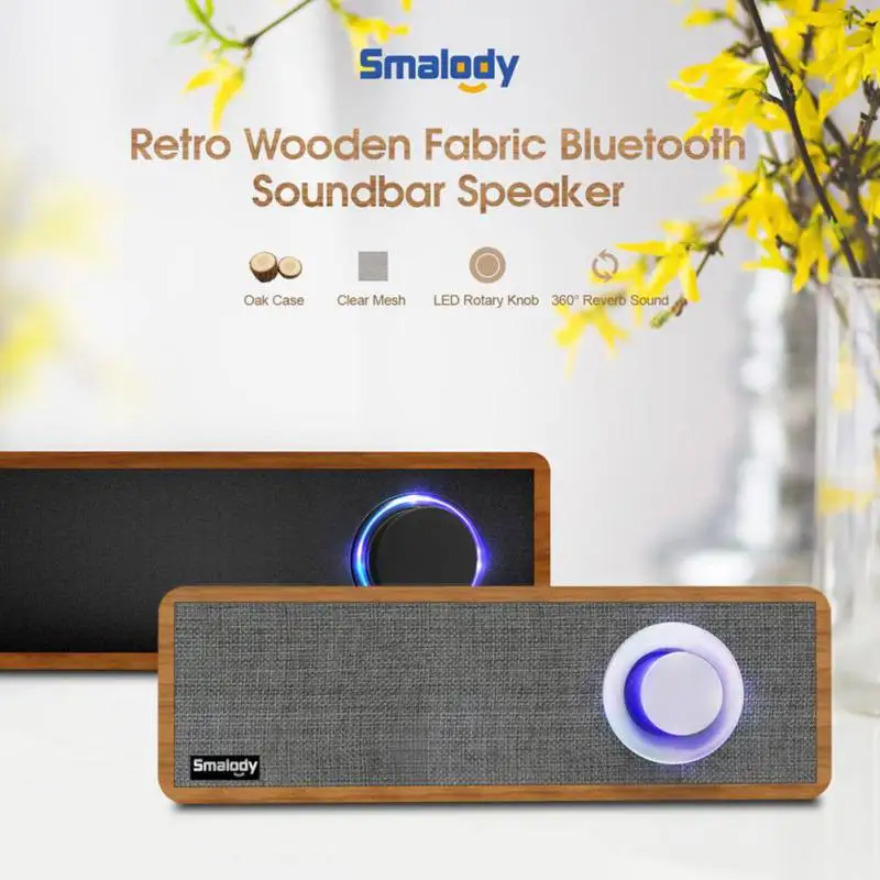 1500 мАч большой аккумулятор портативный мини Bluetooth 4 2 + EDR колонки Деревянный Ретро